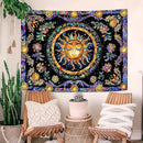 Lunerfex Sun Tapestry Stained Glass Tapestry Wall Decor Tapestries for Bedroom Boho Tapestries Wall Hanging for Bedroom Living Room Glass-Sun-01 60"x80" by CozyNest Decor