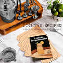 KITESSENSU Cocktail Shaker Set Bartender Kit with Stand | Bar Set Drink Mixer Set with All Essential Bar Accessory Tools: Martini Shaker, Jigger, Strainer, Mixer Spoon, Muddler, Liquor Pourers | Black by CozyNest Decor