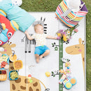 Foldable Baby Play Mat, PIGLOG 0.6in Thick Waterproof Playmats for Babies and Toddlers Kids, Safe Foam Playmat for Tummy Time, 50x50 Playpen Mat, Reversible Portable Baby Floor Mat for Infant, Giraffe by TinyTreasures Baby Boutique
