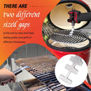Grill Grate Lifter Stainless Steel Cooking Grate Lifters for Green Egg Parts, Grate Lifter Tool for Charcoal & Gas & Smoke Grills, Green Egg Tools, Kamado Grill, Weber Grill Accessories by GreenHaven Gardens