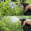 OFFIDIX Glass Spray Bottle, Pressure Watering Can, Indoor Plant Mister, Adjustable Nozzle Watering Glass 0.45L/15.22oz Spray Bottle for Garden Plants Cleaning Solutions (Black) by GreenHaven Gardens