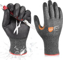 Donfri A9 Cut Resistant Work Gloves for Men - Steel + HPPE Hybrid Safety Gloves for Men, ANSI Cut Level 9 Protection Flexible for Metal Glass Wood Construction Fishing by GreenHaven Gardens