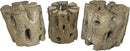 3 Natural Cholla Wood Air Plant Display Holders 2 inch Individually Unique Round Decorative Stands by GreenHaven Gardens