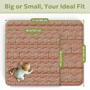 Soft Thicker Baby Mat for Floor 71"x59", Extra Large Baby Play Mat, Non-Slip Playpen Mat, Easy to Clean & Portable Playmat, Crawling Mat for Babies Toddlers, Activity Mat, Rainbow, Brown by TinyTreasures Baby Boutique
