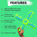 Boomerangs for Kids: Best Soft Flying Beach Toys for Kids - Cool Birthday Gifts for Boys & Girls - Sports Beach Games & Pool Toys - Outdoor Games & Fun for Boys Ages 8-12 & 4 5 6 7 8 9 10 11 12 13 14 by TinyTreasures Baby Boutique