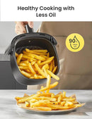 COMFEE' Compact 2.1 Quart Air Fryer with 12 Menu Options, Adjustable Timer & Temperature Control 180-400 degrees F, Dishwasher-Safe Nonstick Fry Basket with Stainless Steel Finish by CozyNest Decor