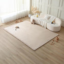 Premium Baby Playmat for Floor 80" x 110" Beige – Cloudsoft Coral Velvet Memory Foam Rug for Crawling – Non-Slip, Water-Resistant, Non-Toxic, Easy-Care Muscle Mat – Thick Play Mat for Baby by TinyTreasures Baby Boutique
