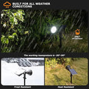 Solar Lights Outdoor, Ultra Bright 21 LEDs IP67 Waterproof Landscape Lighting for Outside, 2-in-1 Adjustable Solar Wall Lights for Garden Yard Pathway - Auto On/Off, 4 Pack (Cool White) by GreenHaven Gardens
