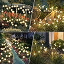 Solar Lights Outdoor Waterproof, 2 Packs 16LED, Solar Garden, Patio, Garden Decor, Patio Decor, Firefly Outdoor, Unique Gifts for Women, Gifts for Grandma by CozyNest Decor
