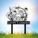 Personalized Metal Garden Sign with Stake, Custom Garden Decor for Outdoor, Custom Family Name Sign, Patio Decorations, Lawn Art, Farmhouse Decorative, Housewarming Gift (CstmDesign12) by CozyNest Decor