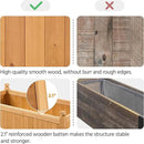 Yaheetech 46″ L × 23.5″ W × 16″ H Wooden Raised Garden Bed, Horticulture Wood Rectangular Garden Planter Outdoor, Raised Planter Box for Yard/Greenhouse/Vegetable/Flower/Herbs, Light Brown by GreenHaven Gardens