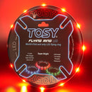 TOSY Flying Ring - 16 Million Color RGB or 12 LEDs, Super Bright, Lost Mode, Auto Light Up, Camping Essentials for Kids/Teens/Boy/Girl, Safe & Soft, Waterproof, Pool/Beach Games, Lightweight Toy by TinyTreasures Baby Boutique