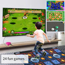Dance Mat for Kids and Adults, Flannel Dance Pad for Kids Toys, Soft TV Dancing mat,Plug & Play Family Game,Xmas Gifts Idea,Gifts for Girls & Boys Ages 3+,Double mat by TinyTreasures Baby Boutique