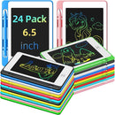 24 Pack LCD Writing Tablet for Kids, 6.5 Inch Colorful Doodle Board Drawing Tablet, Erasable Reusable Electronic Drawing Pads, Educational Learning Toys Birthday Gifts for Girls Boys Age 3 4 5 6 7 8 by TinyTreasures Baby Boutique