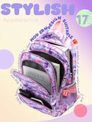 BLUEFAIRY Kids Backpack for Girls Elementary Primary Middle School Bag for Aged 8-10 for Teens Childs Bookbag Back to School Bag Mochilas Escolares para Niñas de 7 8 9 10 Tie-dye Purple by TinyTreasures Baby Boutique