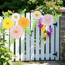 3D Paper Flowers Decorations for Wall, Large Daisy Paper Flowers for Bulletin Board, Wedding, Baby Shower, Tea Party, Classroom, Bedroom Decor by CozyNest Decor