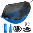 Miztli Camping Hammock -Portable Hammock w/Spacious Net & Tree Straps w/Adjustable Loops, Double and Single Hammock for Outdoor, Indoor, Hiking and Travel by GreenHaven Gardens