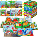 Dr.Rapeti Soft Cloth Books Baby Books Bath Books 8-Pack for Baby Infant Toddler Kid Crinkle Washable Chewable Early Educational Preschool Learning Giftable by TinyTreasures Baby Boutique