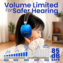 Puro Sound Labs PuroQuiet Plus Noise Cancelling Headphones for Kids, Bluetooth Kids On Ear Headphones with Mic, Lightweight On-Ear Design, Studio-Grade Sound (Blue) by TinyTreasures Baby Boutique