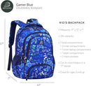 Primary School Backpack | Doubleday Collection for Boys | 17" Gamer Blue Design | Perfect for Teens by TinyTreasures Baby Boutique