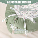 Baby Lounger Cover for Boys Girls, Reversible Baby Nest Cover, Adjustable Baby Lounger Replaceable Cover for Infant Newborn, Portable and Machine Washable, Cotton Green Rabbit Cover Only by TinyTreasures Baby Boutique