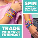 Loopdedoo Colorspin Electric Friendship Bracelet Maker Kit - Make Bracelets in Minutes for Birthdays and Friendship Gifts - Make 15 Bracelets, Design, Markers Included, Ages 6+ by TinyTreasures Baby Boutique