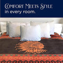 Beacon Blankets Southwestern Chief Henry Native American Design Throw - 72" x 86" Blanket Only - Premium Plush Blanket Can be Used for Twin or Full Size Bed by CozyNest Decor