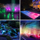T-SUN LED Pond Light, 3 Head Lamps Submersible LED Pond Lights Color Changing Garden Pond Light with Remote Control, RGB Fish Tank Lights Fountain Spotlight for Garden, Pool, Aquarium Tank(3 Headlamp) by GreenHaven Gardens