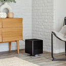 Stadler Form humidifier Oskar, energy-saving humidifier for rooms up to 540 square feet, evaporator with automatic switch-off, dimmable LEDs, very quiet, black by TinyTreasures Baby Boutique