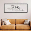 LuZhiQiang Family A Little Bit of Crazy Sign Wall Decor 40"x15" Large Family Signs Wood Framed Hanging Wall Art (Black) by CozyNest Decor