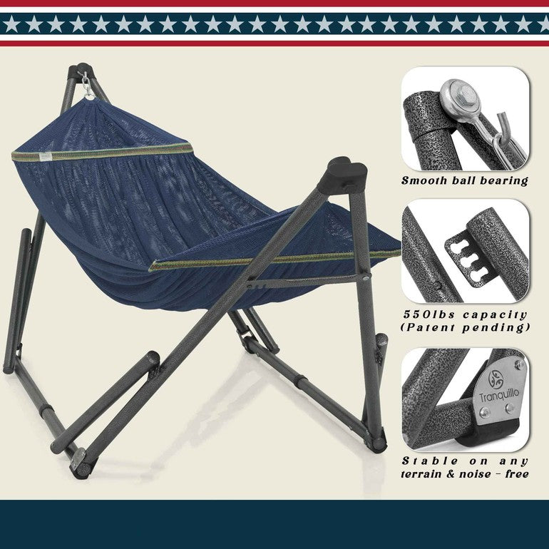Tranquillo Uniki Collapsible Hammock Stand for Ultimate Relaxation, photo 6 of 40