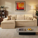 ovios 105” Modular Sectional Sofa with Thicken Seat Cushion, Cloud Couch with Deep Seat, Modern L-Shape Sofas Couches with Chaise,Upholstered Couches for Living Room Bedroom,Camel by CozyNest Decor