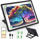 Phylosal Rechargeable A3 LED Light Pad with Built-in Stand, Magnetic Tracing Light Box for Drawing, Diamond Art Light Board with Side Button, Super Bright Light Table for Diamond Painting, Sketching by TinyTreasures Baby Boutique
