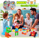 40pcs Magnetic Blocks for Toddler Toys, Magnetic Cubes Building Blocks Classroom Must Haves, STEM Preschool Sensory Magnet Toys for 3 4 5 6 Year Old Boys and Girls by TinyTreasures Baby Boutique