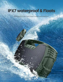 IPX7 Waterproof Bluetooth Speaker, 40W (60W Peak) Portable Wireless Speakers, 32H Playtime, Stereo Loud Sound, Deep Bass, Bluetooth 5.0, Built-in Mic for Camping, Party, Outdoor, Gifts, Beach-Green by CozyNest Decor