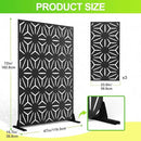 Outdoor Privacy Screen,72" H×47" W Metal Privacy Screen, Freestanding Privacy Fence Panels for Patio by GreenHaven Gardens