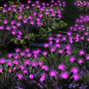 Solar Garden Lights Outdoor, 2 Pack 20 LED Solar Pink Firefly Lights Waterproof, Sway by Wind, Solar Swaying Light for Yard Patio Backyard Garden Planter Flower Bed Pathway Outdoor Decoration by GreenHaven Gardens