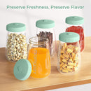 Momcozy Glass Breast Milk Pitcher Lid, Leak Proof with Thickened Silicone Seal, Easy-Open Design with Pressure Release Valve, Dishwasher Safe and Food Grade Caps-1 Pack, Green by TinyTreasures Baby Boutique