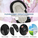 COOLBEBE Upgraded Babybody Support & Strap Covers Set for Newborn Infant Toddler - Extra Soft Breathable Car Seat Insert Cushion Pad, Perfect for Carseats, Strollers, Swing, Black by TinyTreasures Baby Boutique