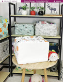 Rectangular Storage Basket Fabric Organizer Bin for Toys,Books,Clothes,Gifts,Pets-Perfect for Home,Office,Nursery,Dorm,Shelf(Rec ball game) by TinyTreasures Baby Boutique