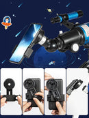 Telescope for Adults Astronomy Beginners - 70mm Aperture and 400mm Focal Length Professional Refractor Telescope with Remote Great Astronomy for Christmas with Package, Blue by TinyTreasures Baby Boutique