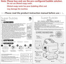 2025 Upgraded Bubble Machine with Remote Control, Automatic Rotation & RGB Lights, 1800mAh Rechargeable Battery, Type-C Charge, Bubble Maker for Kids, Weddings, Birthday Parties, Outdoor Activities by TinyTreasures Baby Boutique