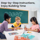 Sillbird Solar Robot Building Kit STEM Gift for Boys Aged 8-14, 15-in-1 DIY Science Educational Robotic Set, Solar or Battery Powered Toy for Kids Birthday with 212 Pieces by TinyTreasures Baby Boutique