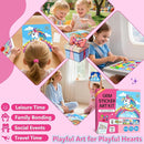 Marlrin Gem Sticker Kit for Kids, 8 Unicorn Princess Themes, Crafts Kits for Girls Ages 4-8, Arts & Crafts Toys, Diamond Art Kits for Kids - Birthday and Christmas Gift for Girls Ages 3, 4, 5, 6, 7, 8 by TinyTreasures Baby Boutique