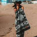 Off the Grid Inca Aztec Throw Blanket | Southwest Indian Navajo Boho Style | Native Woven Western Cover for Camping, Bedding, Couch by CozyNest Decor