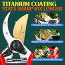 Haus & Garten ClassicPRO 8.5" Professional Premium Titanium Bypass Pruning Shears - Use As Pruners, Garden Shears, Heavy Duty Handheld Pruning Shears For Gardening, Clippers, Pruner Scissor Tool by GreenHaven Gardens
