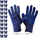 10 OR 20 Pairs Work Gloves–Heavy Duty Rubber Coated Safety Work Gloves–Multipurpose Gloves by GreenHaven Gardens