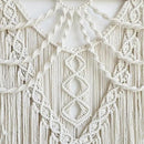 Achart Macrame Wall Hanging Large- Boho Wall Decor- large wall art- Wall Decor Living Room- Macrame Tapestry Boho Decor for Bedroom (Beige-Fringe) by CozyNest Decor