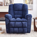 Triple Motor Power Lift Recliner Chair with Massage and Dual Heat for Elderly People, Zero Gravity Lay Flat Recliner Infinite Position, USB Ports（Navy Blue） by CozyNest Decor