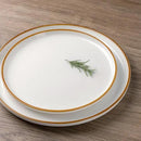 GBHOME Ceramic Dinnerware Sets for 4, 12 Pieces Stoneware Plates and Bowls Sets, Scratch Resistant Dishes, Dishwasher & Microwave Safe, Reactive Glaze-White by CozyNest Decor